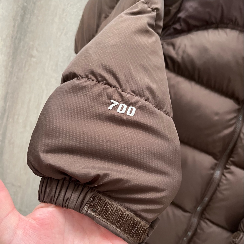 The North Face Y2K Brown 700 Down Puffer Coat Jacket Medium - Picture 10 of 13